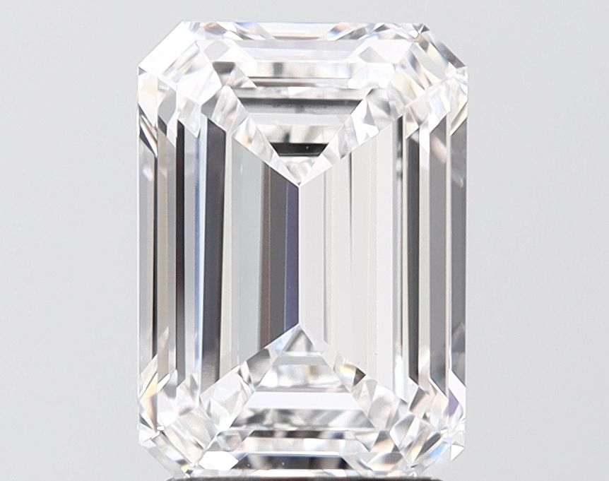 3.02 Carat D-VVS2 Emerald Lab Diamond