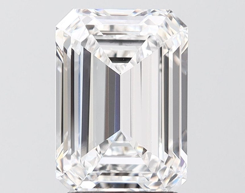3.02 Carat D-VVS2 Emerald Lab Diamond