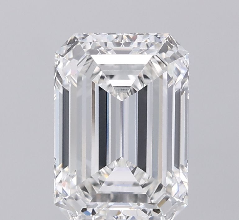 2.99 Carat F-VVS2 Emerald Lab Diamond