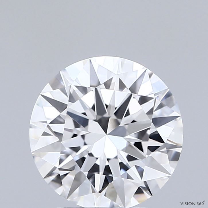 2.01 Carat D-VVS2 Round Lab Diamond