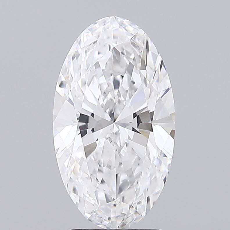 3.00 Carat D-VVS2 Oval Lab Diamond