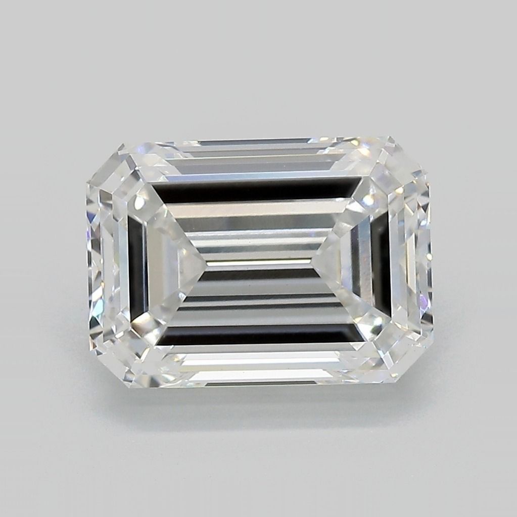 4.67 Carat F-VVS2 Emerald Lab Diamond