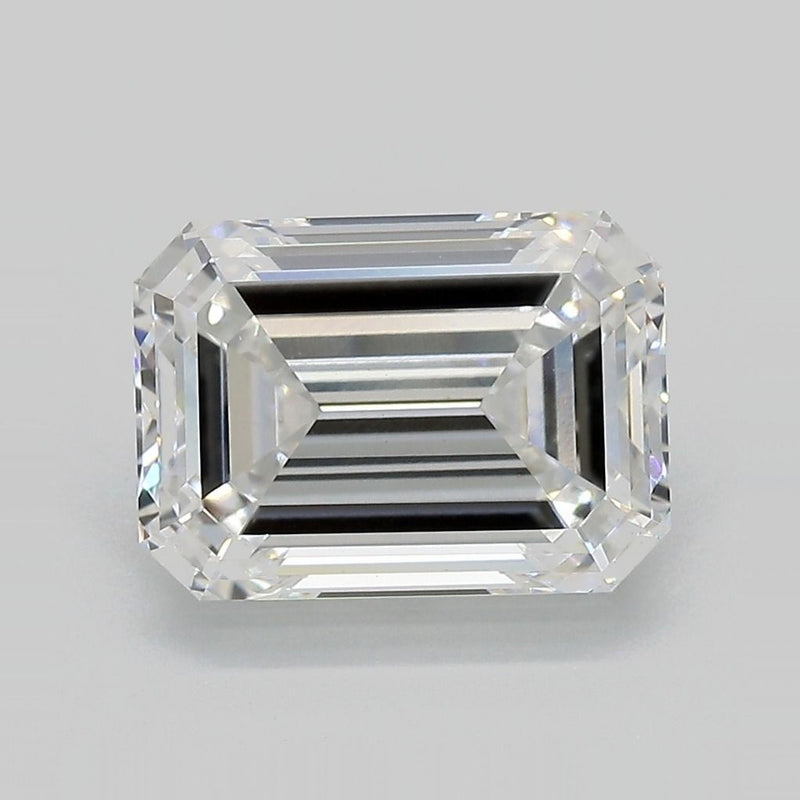 4.67 Carat F-VVS2 Emerald Lab Diamond