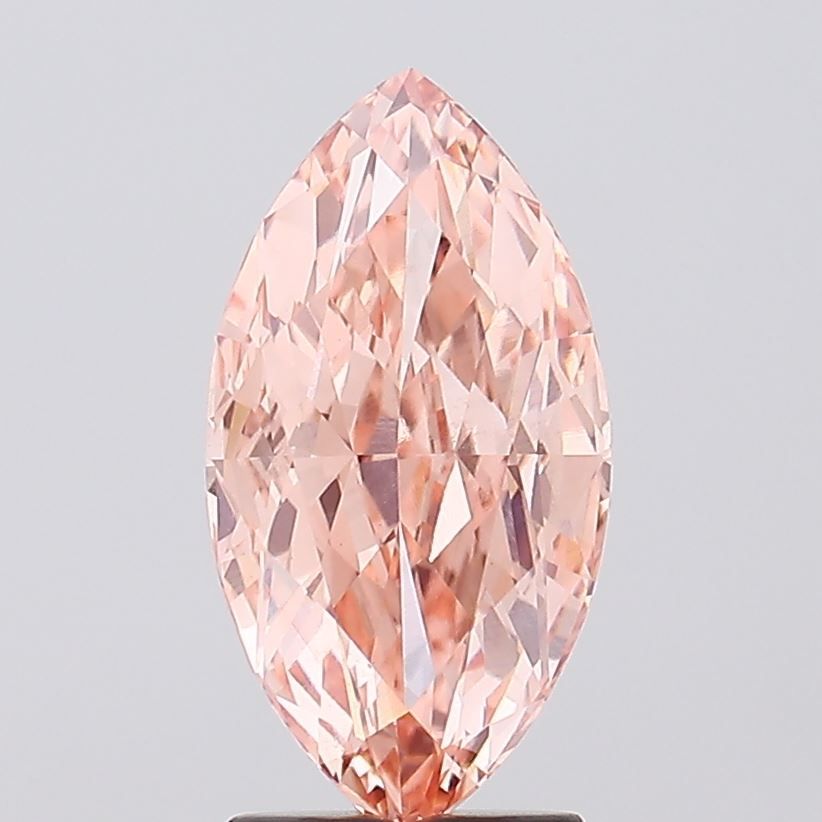 3.02 Carat Marquise Cut Fancy Pink