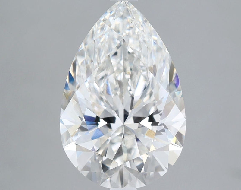 3.04 Carat F-VS1 Pear Lab Diamond