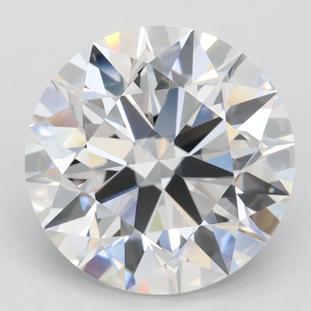4.01 Carat D-IF Round Lab Diamond