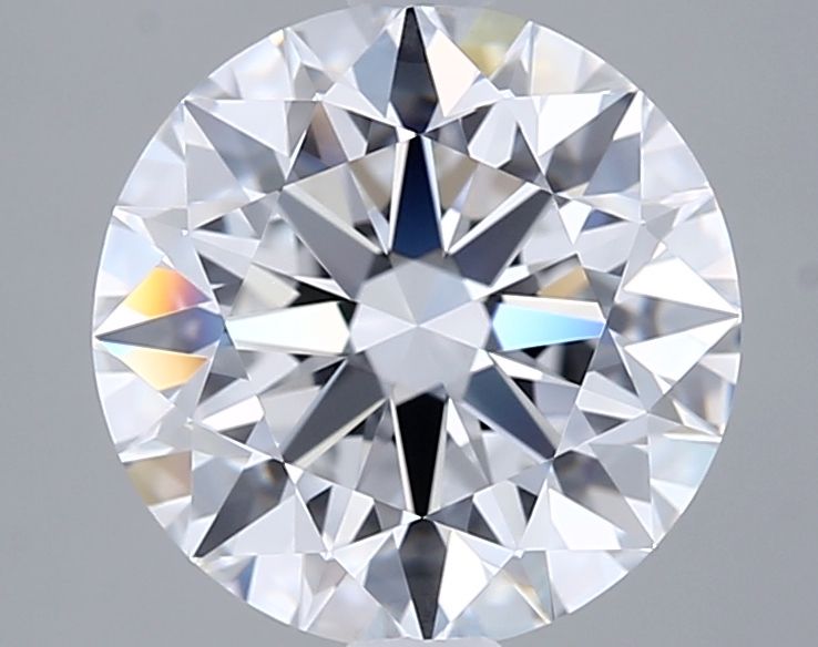 3.01 Carat D-VVS2 Round Lab Diamond