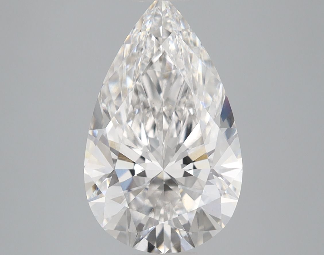 2.58 Carat E-VVS2 Pear Lab Diamond