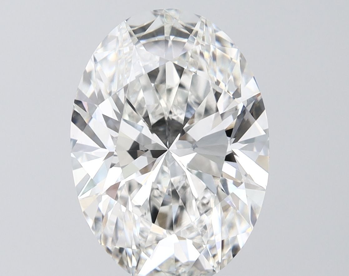 4.51 Carat F-VVS2 Oval Lab Diamond