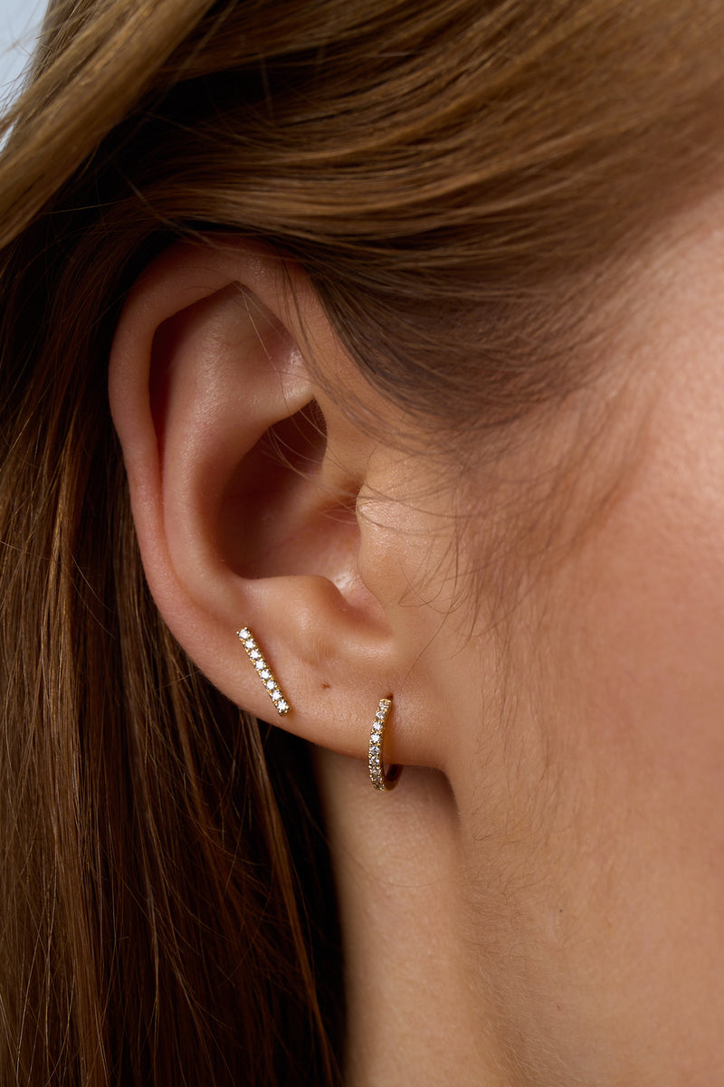 Lisbon Diamond Huggies