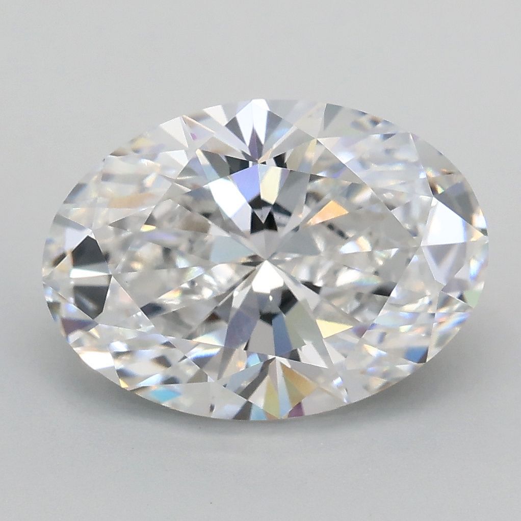 3.04 Carat D-VVS2 Oval Lab Diamond