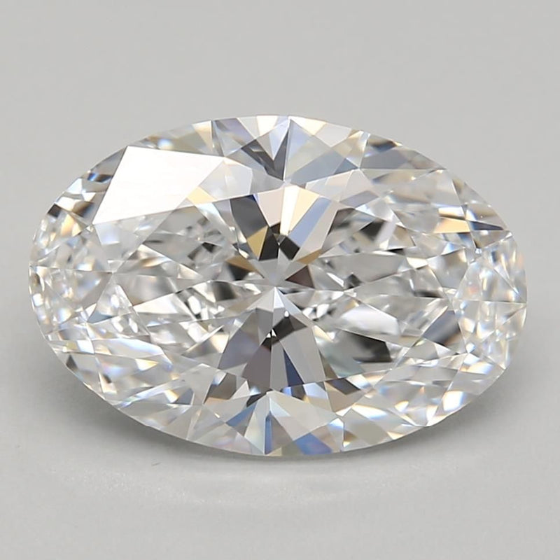 3.2 Carat D-IF Oval Lab Diamond