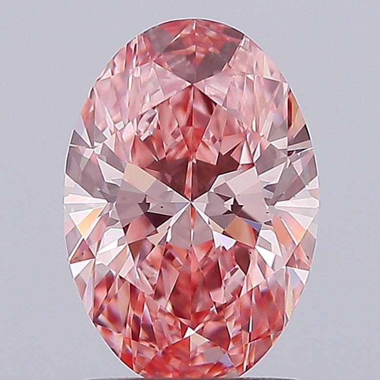1.99 Carat Oval Cut Fancy Pink