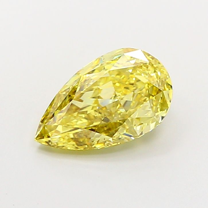 2.76 Carat Pear Cut Fancy Yellow