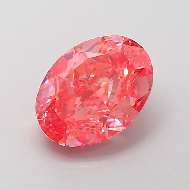 2.41 Carat Oval Cut Fancy Pink