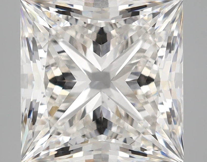 7.74 Carat F-VS1 Princess Lab Diamond