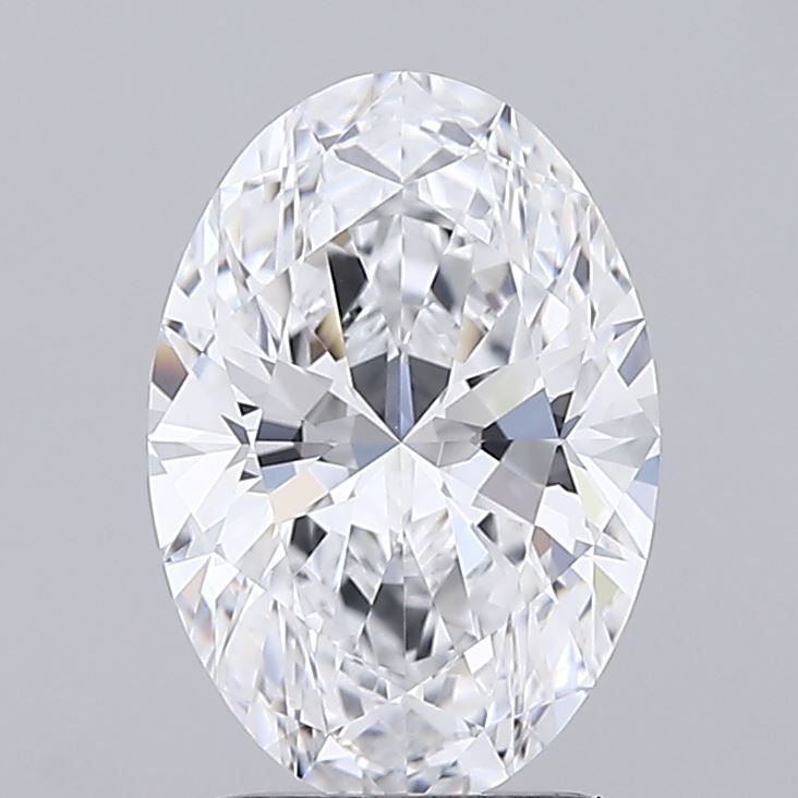 2.02 Carat D-IF Oval Lab Diamond