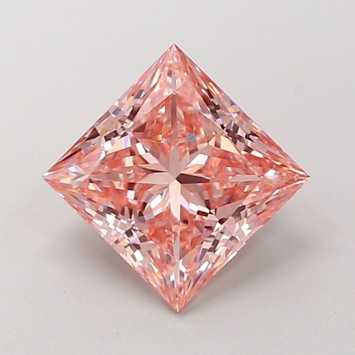 1.86 Carat Princess Cut Fancy Pink