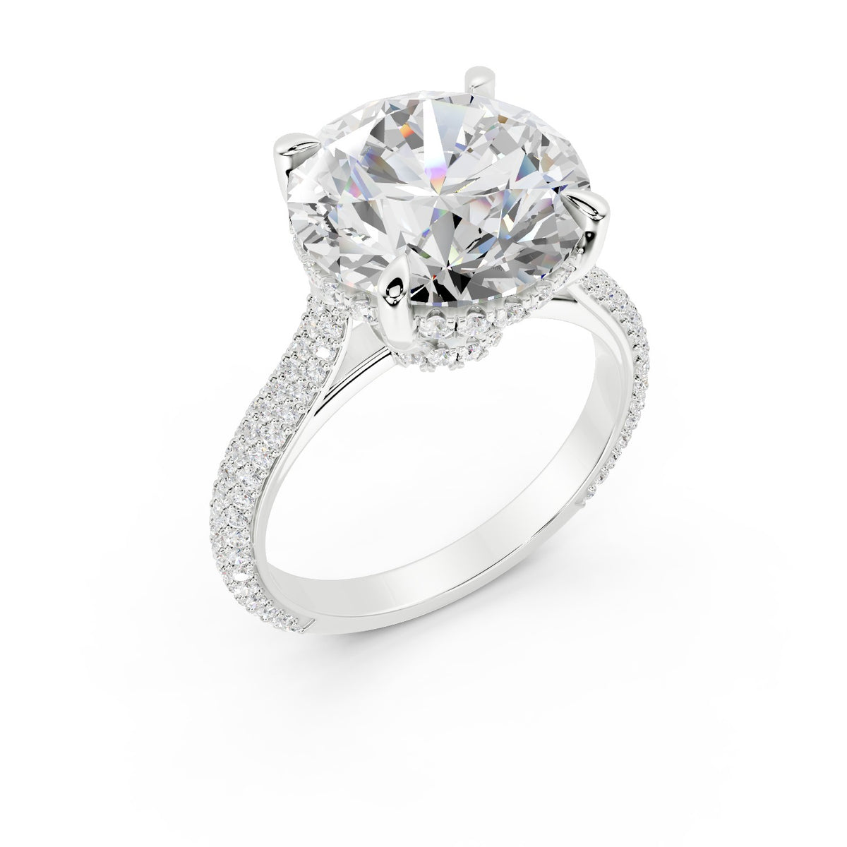 The Park Avenue Halo Engagement Ring