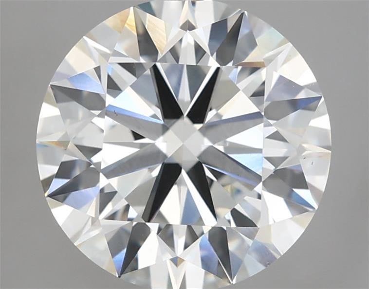 3.72 Carat H-VVS2 Round Lab Diamond