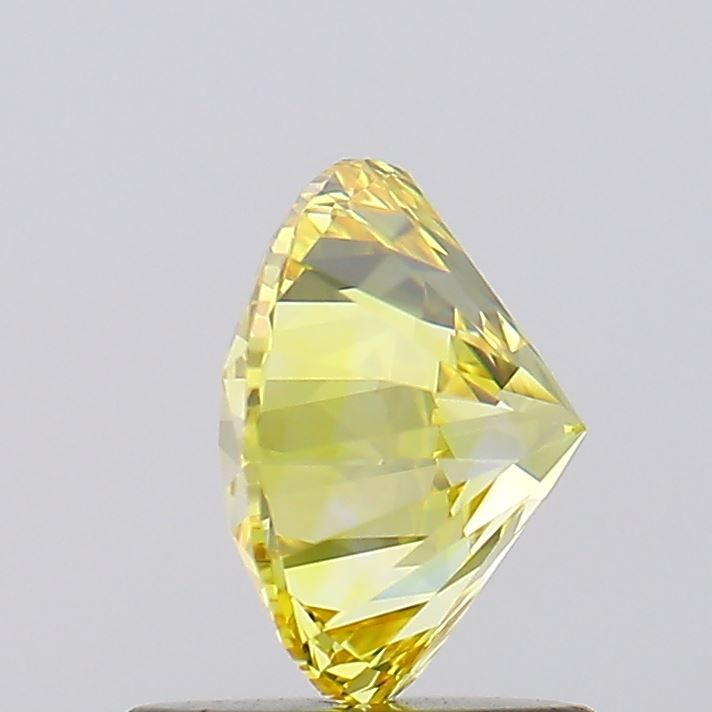 1.17 Carat Round Cut Fancy Yellow