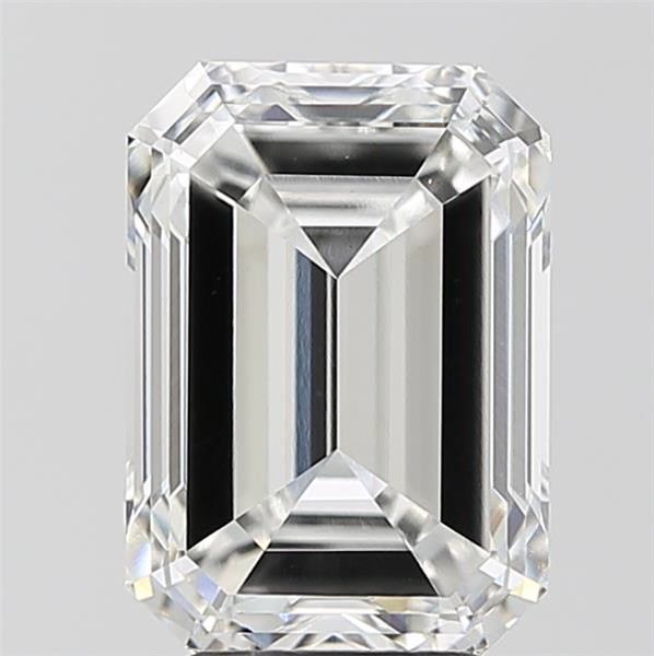 4.80 Carat F-VVS2 Emerald Lab Diamond
