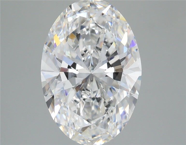 5 Carat E-VVS1 Oval Lab Diamond
