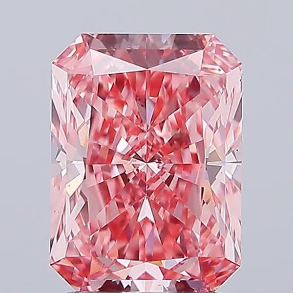 3.01 Carat Radiant Cut Fancy Pink