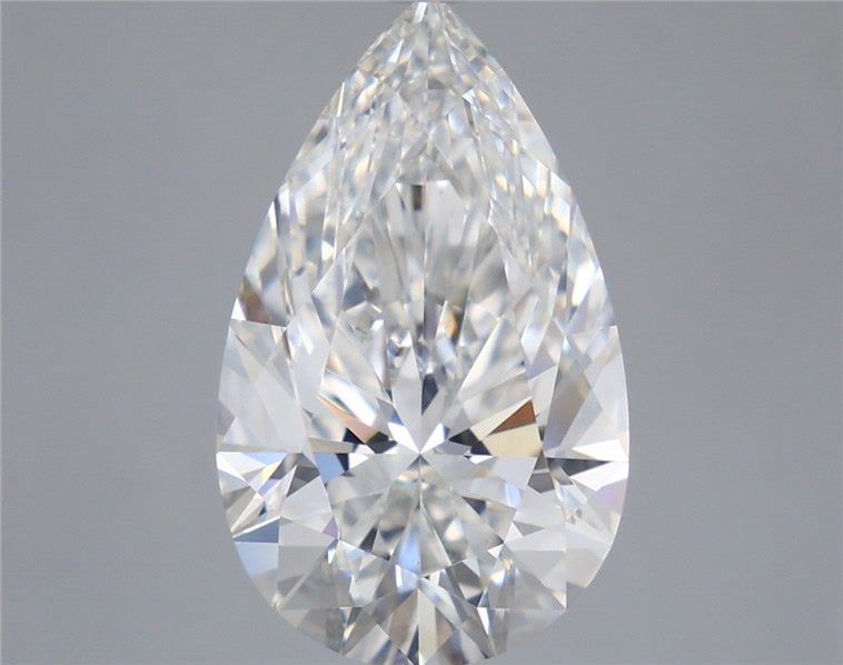 5.79 Carat E-VVS2 Pear Lab Diamond