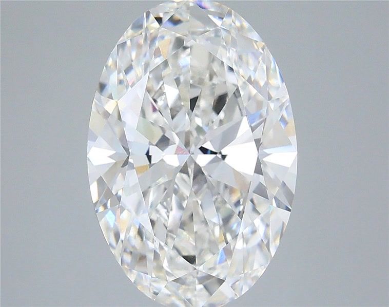 4.35 Carat F-VVS2 Oval Lab Diamond