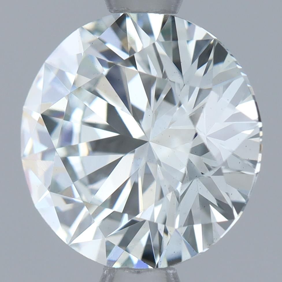 1.46 Carat Round Cut Fancy Green