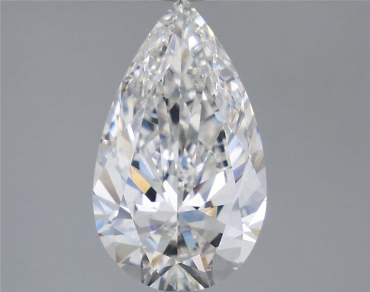 3 Carat F-VVS2 Pear Lab Diamond