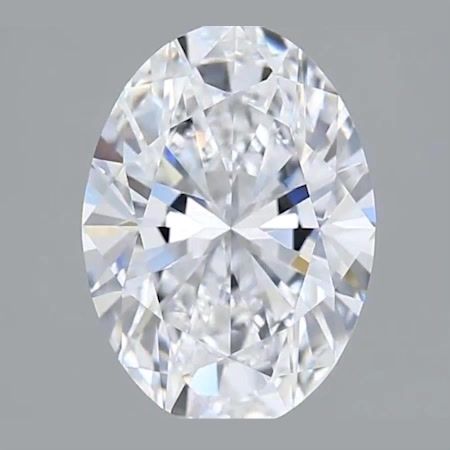 2.82 Carat E-VVS1 Oval Lab Diamond
