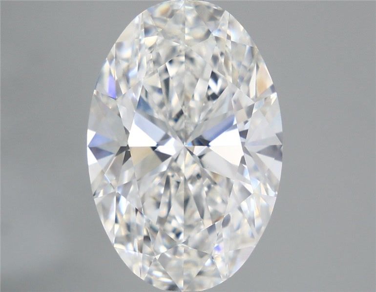5.57 Carat F-VVS2 Oval Lab Diamond