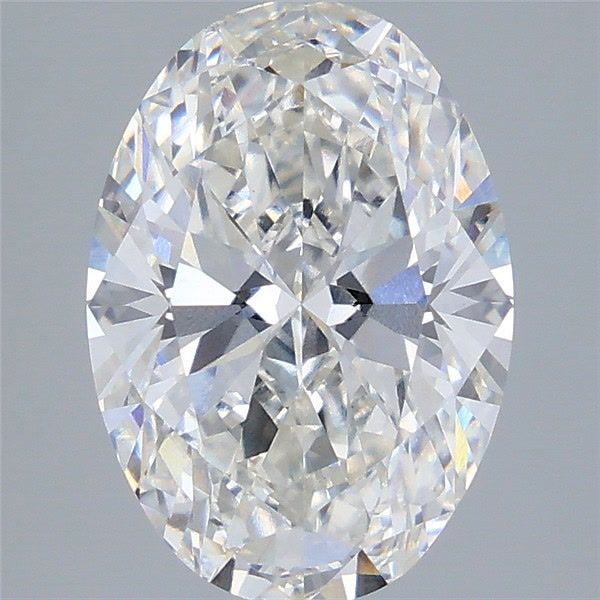4.00 Carat F-VVS2 Oval Lab Diamond