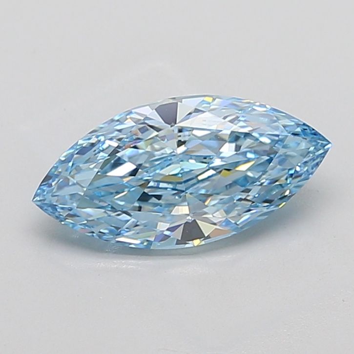 2.59 Carat Marquise Cut Fancy Blue