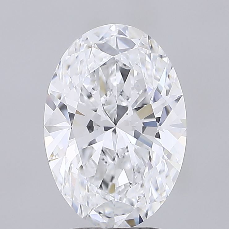 3.03 Carat D-VVS1 Oval Lab Diamond