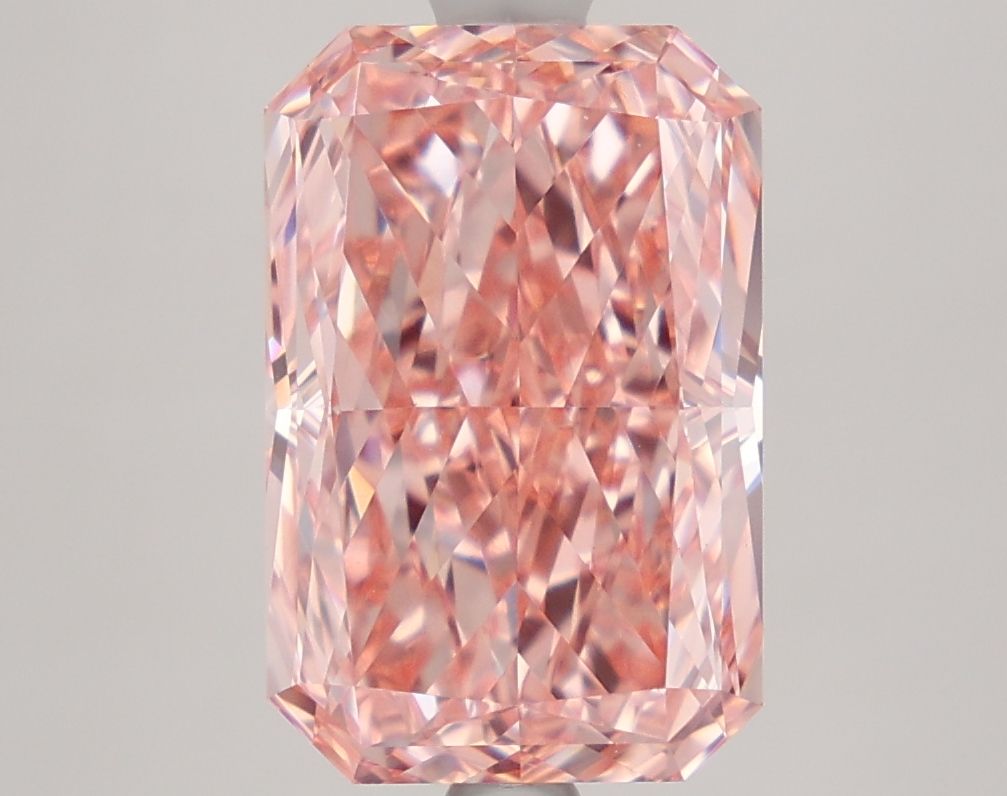 4.27 Carat Radiant Cut Fancy Pink