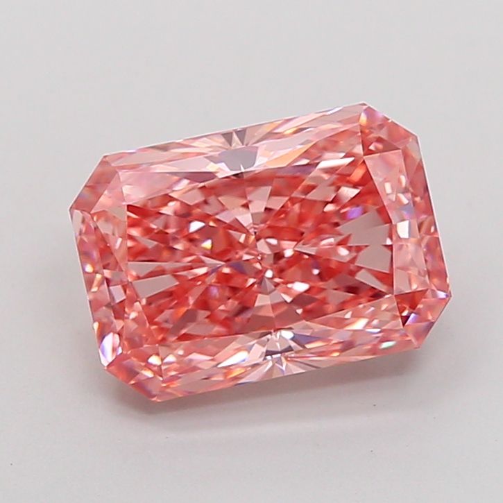 3.02 Carat Radiant Cut Fancy Pink
