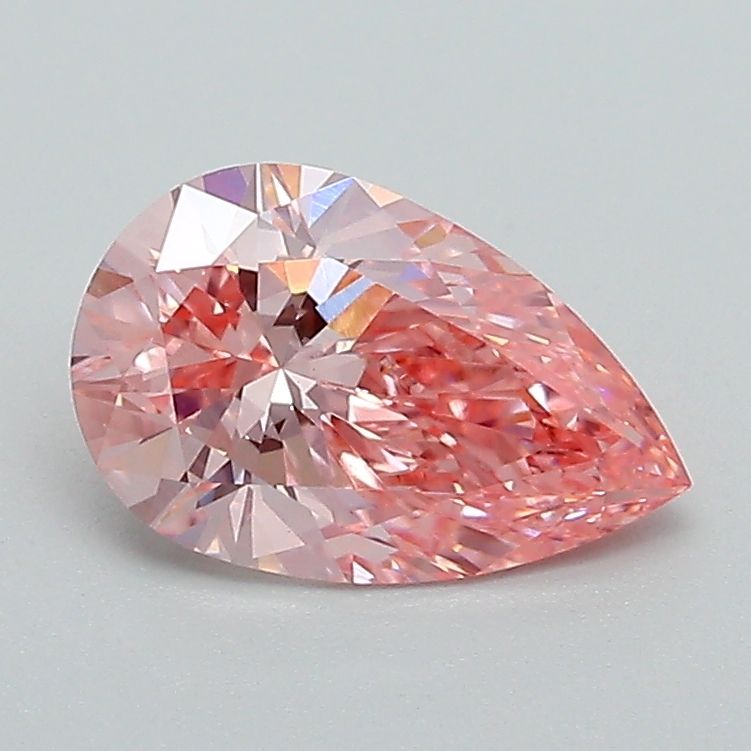 1.09 Carat Pear Cut Fancy Pink - Ring Premier