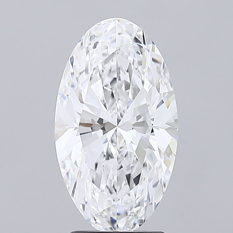 3.00 Carat D-VVS2 Oval Lab Diamond
