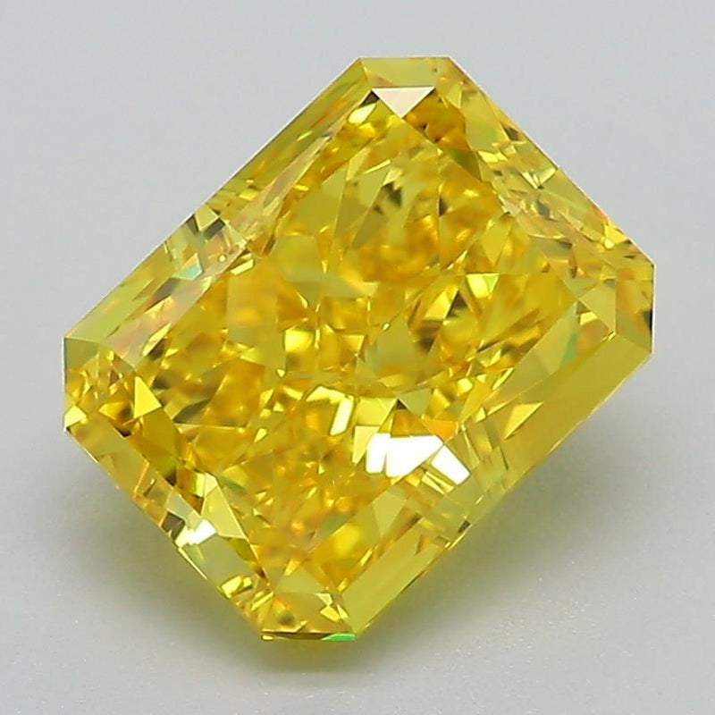 2.79 Carat Radiant Cut Fancy Yellow
