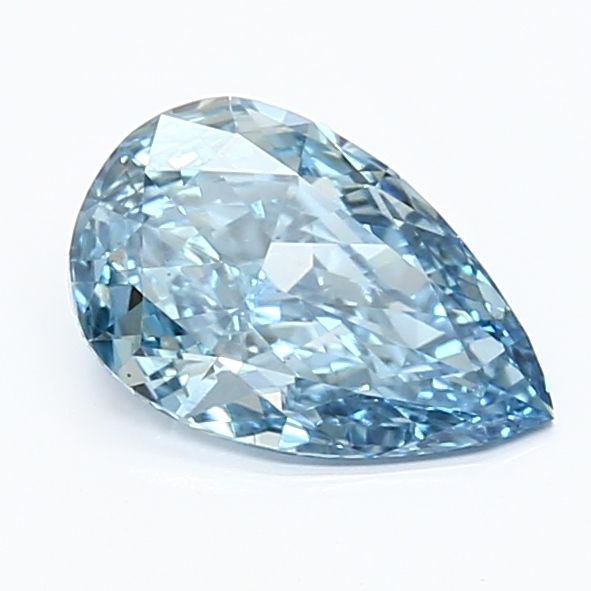 1.05 Carat Pear Cut Fancy Blue