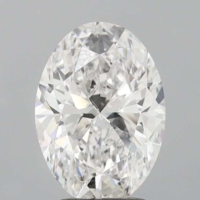 2.53 Carat E-VVS2 Oval Lab Diamond