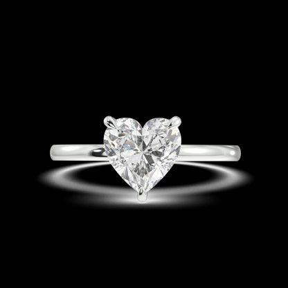 Serena Heart Diamond Engagement Ring