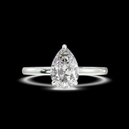 Serena Pear Diamond Engagement Ring