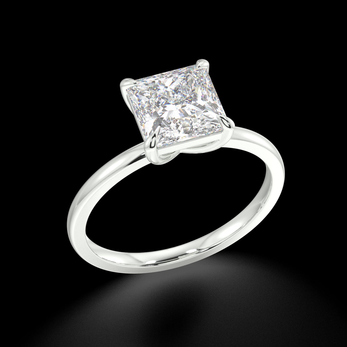 Serena Princess Diamond Engagement Ring