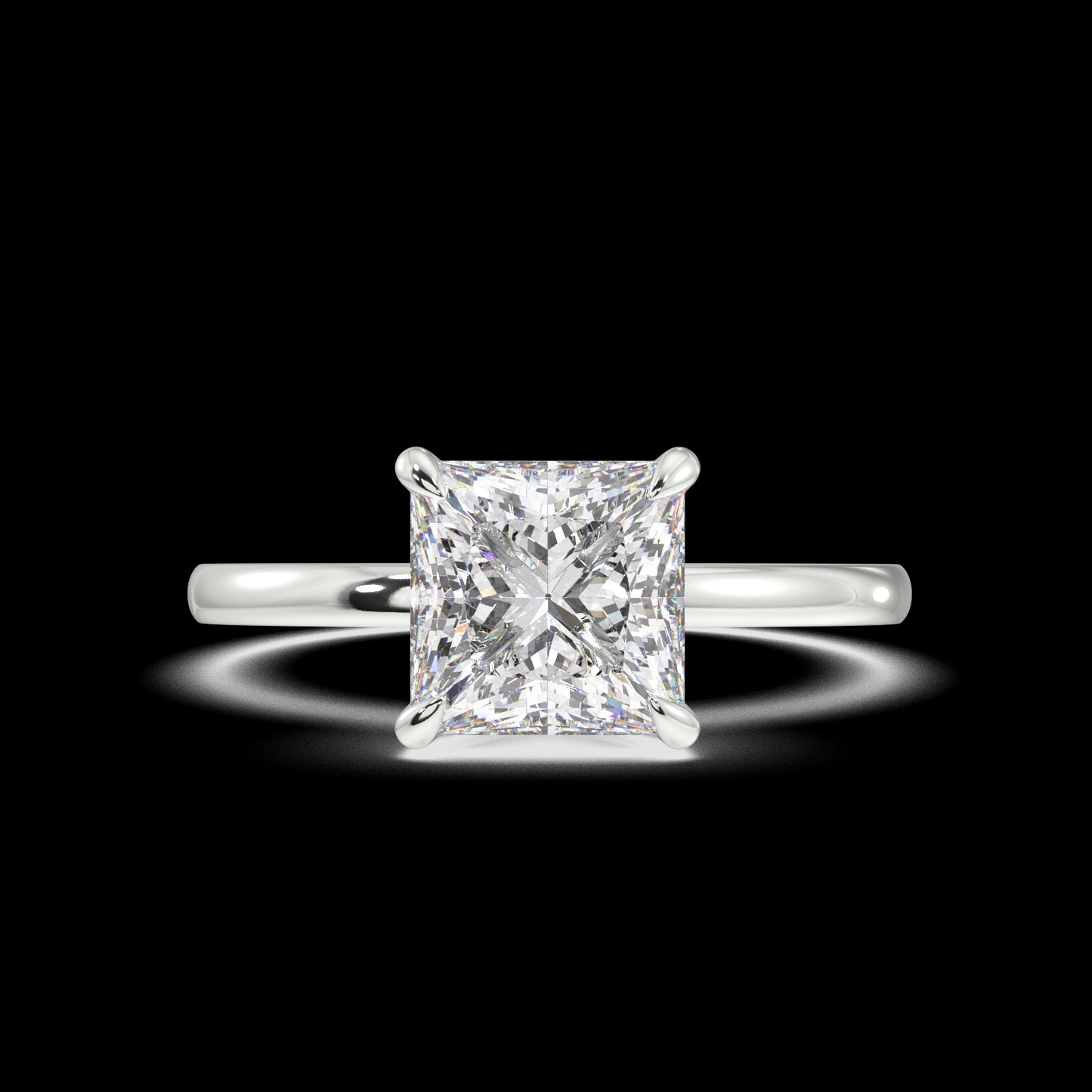 Serena Princess Diamond Engagement Ring