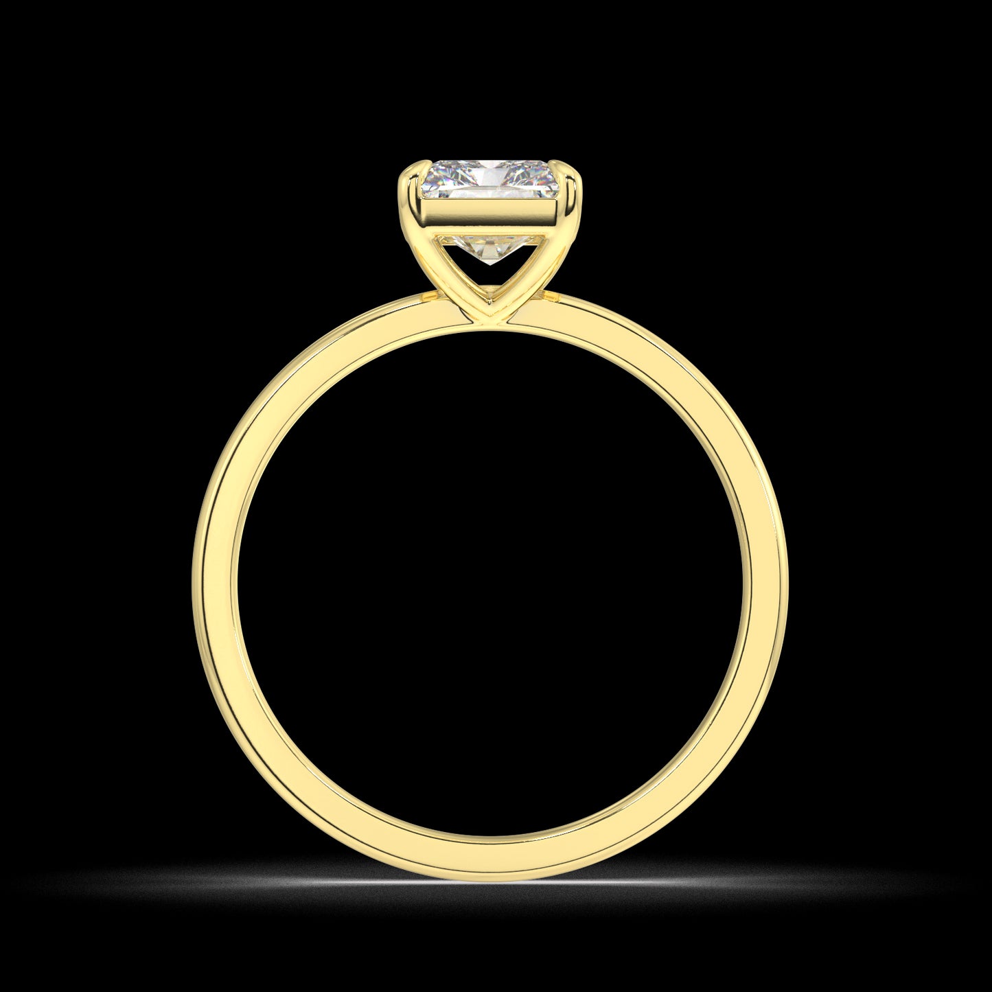 Serena Radiant Diamond Engagement Ring