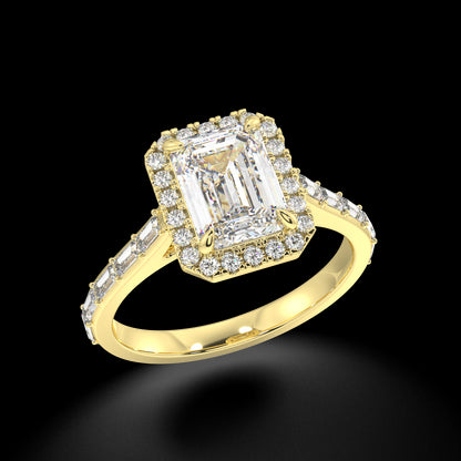 Chloe  Radiant Diamond Engagement Ring